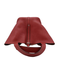 Load image into Gallery viewer, HERMES Picotin Lock 22 Taurillon Clemence Leather Hobo Bag Red
