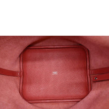 Load image into Gallery viewer, HERMES Picotin Lock 22 Taurillon Clemence Leather Hobo Bag Red
