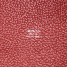 Load image into Gallery viewer, HERMES Picotin Lock 22 Taurillon Clemence Leather Hobo Bag Red
