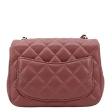 Load image into Gallery viewer, CHANEL Mini Square Flap Leather Crossbody Bag Pink
