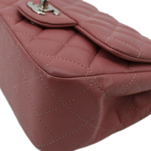 Load image into Gallery viewer, CHANEL Mini Square Flap Leather Crossbody Bag Pink
