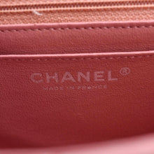 Load image into Gallery viewer, CHANEL Mini Square Flap Leather Crossbody Bag Pink
