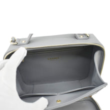 Load image into Gallery viewer, CHANEL Vanity Case Filigree CC  Large Caviar Quilted Shoulder Bag Grey
