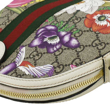 Load image into Gallery viewer, GUCCI Ophidia Flora Dome Small GG Supreme Monogram Shoulder Bag White 499621
