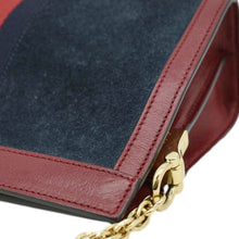 Load image into Gallery viewer, GUCCI Ophidia Small Suede Chain Shoulder Bag Denim Blue 503877
