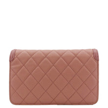 Load image into Gallery viewer, CHANEL CC Filigree Flap Small Quilted Caviar Leather Shoulder Bag Light Pink
