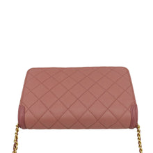 Load image into Gallery viewer, CHANEL CC Filigree Flap Small Quilted Caviar Leather Shoulder Bag Light Pink
