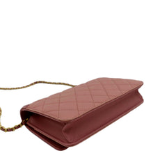 Load image into Gallery viewer, CHANEL CC Filigree Flap Small Quilted Caviar Leather Shoulder Bag Light Pink
