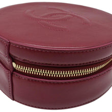 Load image into Gallery viewer, CHANEL Round As Earth Leather Crossbody Bag Fuchsia
