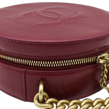 Load image into Gallery viewer, CHANEL Round As Earth Leather Crossbody Bag Fuchsia
