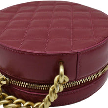 Load image into Gallery viewer, CHANEL Round As Earth Leather Crossbody Bag Fuchsia
