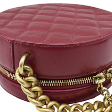 Load image into Gallery viewer, CHANEL Round As Earth Leather Crossbody Bag Fuchsia
