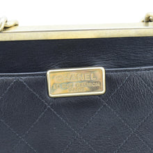 Load image into Gallery viewer, CHANEL Coco Luxe Stitched Leather Chain Crossbody Bag Black
