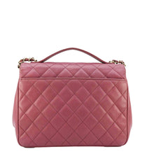 Load image into Gallery viewer, CHANEL Business Affinity Medium Flap Quilted Caviar Shoulder Bag Pink
