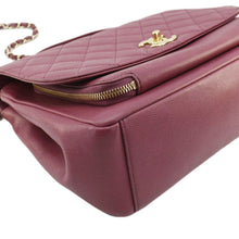 Load image into Gallery viewer, CHANEL Business Affinity Medium Flap Quilted Caviar Shoulder Bag Pink
