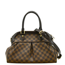 Load image into Gallery viewer, LOUIS VUITTON Trevi PM Damier Ebene Satchel Shoulder Bag Brown
