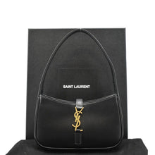 Load image into Gallery viewer, YVES SAINT LAURENT Le 5 A 7 Mini Leather Shoulder Bag Black
