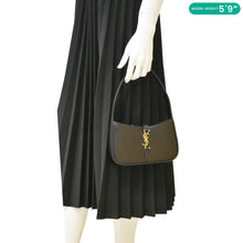 Load image into Gallery viewer, YVES SAINT LAURENT Le 5 A 7 Mini Leather Shoulder Bag Black
