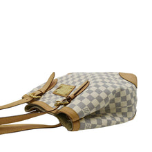 Load image into Gallery viewer, LOUIS VUITTON  Hampstead MM Damier Azur Shoulder Bag White
