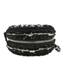 Load image into Gallery viewer, CHANEL Round Tweed Clutch Crossbody Bag Black
