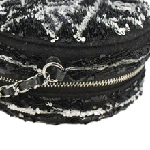 Load image into Gallery viewer, CHANEL Round Tweed Clutch Crossbody Bag Black
