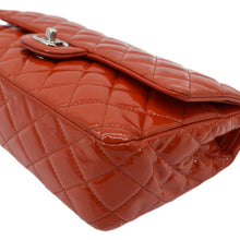 Load image into Gallery viewer, CHANEL Classic Medium Double Flap Patent Leather Shoulder Bag Red
