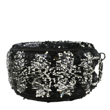 Load image into Gallery viewer, CHANEL Round Tweed Clutch Crossbody Bag Black
