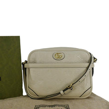 Load image into Gallery viewer, GUCCI GG Star Leather Crossbody Bag Off White 675776
