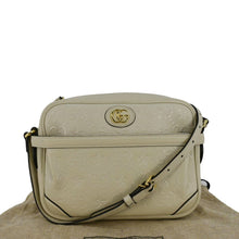 Load image into Gallery viewer, GUCCI GG Star Leather Crossbody Bag Off White 675776
