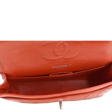 Load image into Gallery viewer, CHANEL Classic Medium Double Flap Patent Leather Shoulder Bag Red
