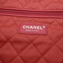 Load image into Gallery viewer, CHANEL 22 Large Shiny Calfskin Quilted Leather Tote Bag Red
