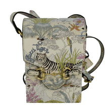 Load image into Gallery viewer, GUCCI Horsebit 1955 Mini Tiger &amp; Flower Leather Shoulder Bag Multicolor 625615
