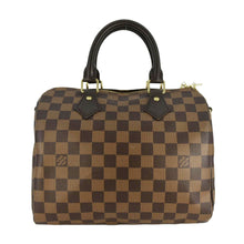 Load image into Gallery viewer, LOUIS VUITTON Speedy 25 Bandouliere Damier Ebene Shoulder Bag Brown
