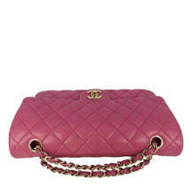 Load image into Gallery viewer, CHANEL Classic Double Flap Medium Quilted Leather Shoulder Bag Pink
