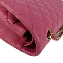 Load image into Gallery viewer, CHANEL Classic Double Flap Medium Quilted Leather Shoulder Bag Pink
