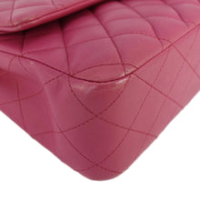 Load image into Gallery viewer, CHANEL Classic Double Flap Medium Quilted Leather Shoulder Bag Pink
