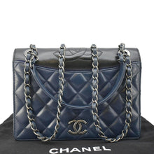 Load image into Gallery viewer, CHANEL Ballerine Flap Medium Quilted Leather Crossbody Bag Navy Blue
