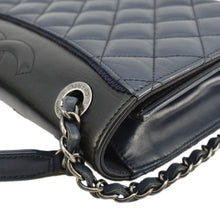 Load image into Gallery viewer, CHANEL Ballerine Flap Medium Quilted Leather Crossbody Bag Navy Blue
