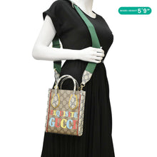 Load image into Gallery viewer, GUCCI Exquisite Mini GG Supreme Canvas Vertical Tote Shoulder Bag Beige
