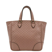 Load image into Gallery viewer, GUCCI Small Bree Microguccissima  Tote Crossbody Bag Pink  back look
