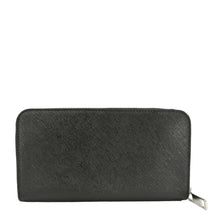 Load image into Gallery viewer, GIVENCHY Iconic Suffiano Leather Zip Long Wallet Black
