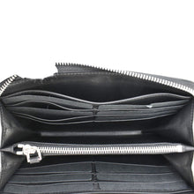 Load image into Gallery viewer, GIVENCHY Iconic Suffiano Leather Zip Long Wallet Black
