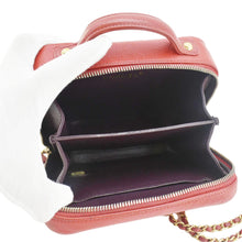 Load image into Gallery viewer, CHANEL Vanity Case Filigree CC Caviar Quilted Shoulder Bag Red
