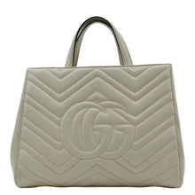 Load image into Gallery viewer, GUCCI GG Marmont Calfskin Matelasse Leather Shoulder Bag Off White 448054
