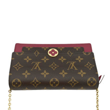 Load image into Gallery viewer, LOUIS VUITTON Flore Monogram Canvas Chain Wallet Fuchsia
