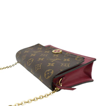 Load image into Gallery viewer, LOUIS VUITTON Flore Monogram Canvas Chain Wallet Fuchsia
