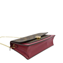 Load image into Gallery viewer, LOUIS VUITTON Flore Monogram Canvas Chain Wallet Fuchsia
