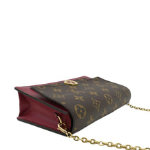 Load image into Gallery viewer, LOUIS VUITTON Flore Monogram Canvas Chain Wallet Fuchsia
