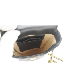 Load image into Gallery viewer, GUCCI GG Marmont Mini Matelasse Leather Chain Crossbody Bag Black 672251

