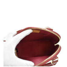 Load image into Gallery viewer, LOUIS VUITTON Rayures Alma BB Vernis Leather Satchel Crossbody Bag Pomme D&#39;Amour
